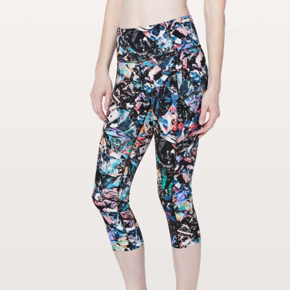 Lululemon Fast and Free Crop Tight